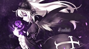 Rating: Safe Score: 0 Tags: 1girl black_ribbon dress flower frilled_sleeves frills hairband image juliet_sleeves long_hair long_sleeves petals puffy_sleeves ribbon rose silver_hair solo suigintou very_long_hair wings User: admin