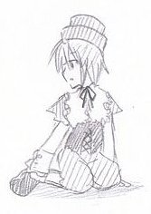 Rating: Safe Score: 0 Tags: 1girl greyscale image monochrome ribbon short_hair sitting sketch solo souseiseki User: admin