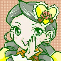 Rating: Safe Score: 0 Tags: 1girl face green_eyes green_hair halftone halftone_background image kanaria long_hair polka_dot polka_dot_background solo User: admin
