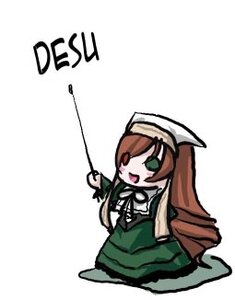 Rating: Safe Score: 0 Tags: 1girl :d brown_hair chibi dress full_body green_dress green_eyes hat head_scarf image long_hair long_sleeves open_mouth simple_background smile solo suiseiseki very_long_hair white_background User: admin