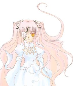 Rating: Safe Score: 0 Tags: 1girl cantarella_(artist) detached_collar dress eyepatch flower flower_over_eye frills hair_flower hair_ornament image juliet_sleeves kirakishou long_hair long_sleeves looking_at_viewer pink_hair puffy_sleeves rose rozen_maiden simple_background solo striped thorns vertical-striped_dress vertical_stripes very_long_hair white_background white_dress white_flower white_rose yellow_eyes User: admin