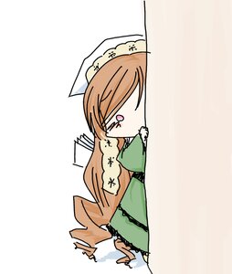 Rating: Safe Score: 0 Tags: 1girl apron auto_tagged brown_hair chibi comic dress green_dress hat image long_hair long_sleeves solo suiseiseki white_apron User: admin
