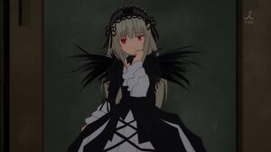 Rating: Safe Score: 0 Tags: 1girl bangs black_dress black_ribbon black_wings closed_mouth dress frills hairband hand_to_own_mouth image juliet_sleeves long_hair long_sleeves looking_at_viewer puffy_sleeves red_eyes ribbon silver_hair solo suigintou wings User: admin