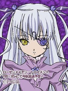 Rating: Safe Score: 0 Tags: 1girl bangs barasuishou closed_mouth dress frills hair_ribbon image long_hair long_sleeves looking_at_viewer puffy_sleeves purple_theme ribbon solo two_side_up upper_body yellow_eyes User: admin