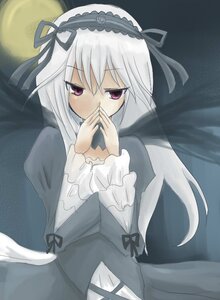 Rating: Safe Score: 0 Tags: 1girl black_ribbon covering_mouth dress frills hairband half-closed_eyes hand_over_own_mouth hand_to_own_mouth image lolita_hairband long_hair long_sleeves looking_at_viewer pink_eyes puffy_sleeves ribbon solo suigintou white_hair wings User: admin