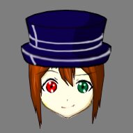 Rating: Safe Score: 0 Tags: 1girl face green_eyes hat heterochromia image looking_at_viewer pixel_art red_eyes solo souseiseki transparent_background User: admin