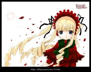 Rating: Safe Score: 0 Tags: 1girl auto_tagged black_border blonde_hair blue_eyes blush bow bowtie circle_cut dress drill_hair flower green_bow image letterboxed long_hair long_sleeves looking_at_viewer petals pillarboxed ringlets shinku solo twin_drills twintails User: admin