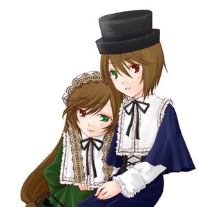 Rating: Safe Score: 0 Tags: 2girls brown_hair dress flower frills green_dress green_eyes hat head_scarf heterochromia image long_hair long_sleeves looking_at_viewer multiple_girls pair red_eyes rose short_hair siblings simple_background sisters souseiseki suiseiseki top_hat twins white_background User: admin