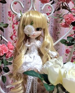 Rating: Safe Score: 0 Tags: 1girl blonde_hair doll dress flower kirakishou lolita_fashion long_hair pink_flower pink_rose red_flower rose solo thorns very_long_hair User: admin