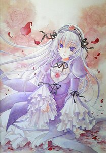 Rating: Safe Score: 0 Tags: 1girl bad_id bad_pixiv_id blood blood_splatter dress flower frills hairband image lolita_fashion lolita_hairband long_hair long_sleeves looking_at_viewer marker_(medium) petals photoshop_(medium) purple_eyes ribbon rose rose_petals rozen_maiden silver_hair solo suigintou traditional_media trimcolor watercolor_(medium) User: admin