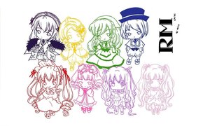 Rating: Safe Score: 0 Tags: 6+girls chibi dress hair_ornament hairband hat hina_ichigo image kanaria long_hair long_sleeves multiple multiple_girls shinku short_hair sisters smile souseiseki suigintou suiseiseki tagme twins twintails two_side_up very_long_hair wings User: admin