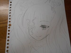 Rating: Safe Score: 0 Tags: 1girl bangs eyepatch flower hair_flower hair_ornament image kirakishou long_hair looking_at_viewer monochrome photo rose smile solo traditional_media User: admin