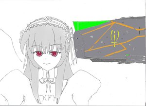 Rating: Safe Score: 0 Tags: 1girl bangs closed_mouth detached_collar dress eyebrows_visible_through_hair frills hairband image long_hair looking_at_viewer red_eyes ribbon smile solo suigintou upper_body white_background wings User: admin