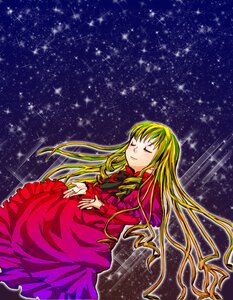 Rating: Safe Score: 0 Tags: 1girl blonde_hair closed_eyes constellation dress image long_hair long_sleeves night night_sky shinku shooting_star sky solo space sparkle star_(sky) starry_sky User: admin