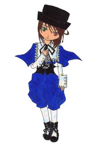 Rating: Safe Score: 0 Tags: 1girl blue_dress boots brown_hair capelet full_body green_eyes hat heterochromia image long_sleeves looking_at_viewer red_eyes short_hair simple_background solo souseiseki standing top_hat white_background User: admin