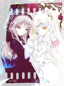 Rating: Safe Score: 0 Tags: 2girls dress flower frills hairband holding_hands image kirakishou long_hair long_sleeves looking_at_viewer multiple_girls pair pink_eyes pink_rose rose suigintou wings User: admin