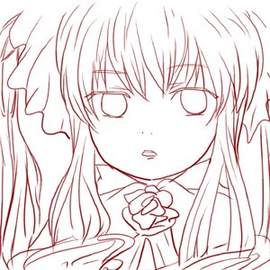 Rating: Safe Score: 0 Tags: 1girl auto_tagged eyebrows_visible_through_hair flower holding image lineart long_hair long_sleeves looking_at_viewer monochrome open_mouth rose shinku simple_background solo upper_body white_background User: admin
