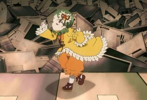 Rating: Safe Score: 0 Tags: 1girl building dress flower frills hair_ornament image kanaria shoes solo standing User: admin