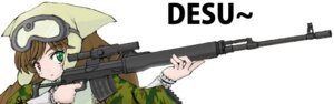 Rating: Safe Score: 0 Tags: 1girl assault_rifle brown_hair goggles green_eyes gun heterochromia image red_eyes rifle scope short_hair sniper_rifle solo suiseiseki weapon User: admin