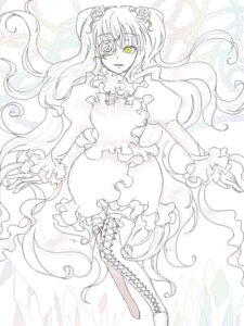 Rating: Safe Score: 0 Tags: 1girl boots cross-laced_footwear dress eyepatch flower frills hair_flower hair_ornament high_heel_boots image juliet_sleeves kirakishou knee_boots long_hair long_sleeves monochrome puffy_sleeves rose solo thigh_boots thighhighs thorns very_long_hair vines yellow_eyes User: admin