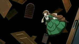 Rating: Safe Score: 0 Tags: 1girl brown_eyes brown_hair dress green_dress image long_hair long_sleeves solo suiseiseki very_long_hair User: admin