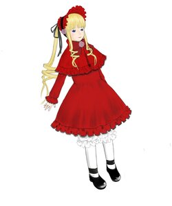 Rating: Safe Score: 0 Tags: 1girl bangs black_footwear blonde_hair blue_eyes bonnet bow dress drill_hair flower full_body image long_hair long_sleeves looking_at_viewer pantyhose red_dress rose shinku shoes sidelocks simple_background solo standing twintails white_background white_legwear User: admin