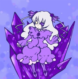 Rating: Safe Score: 0 Tags: 1girl barasuishou dress frills full_body image long_hair long_sleeves purple_dress purple_theme solo standing umbrella vertical_stripes wings User: admin