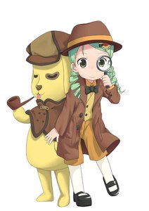 Rating: Safe Score: 0 Tags: 1girl detective drill_hair gahiro green_eyes green_hair hat holding holding_pipe image kanaria kunkun long_sleeves magnifying_glass mary_janes pantyhose pipe rozen_maiden rozen_maiden_traumend shoes solo striped stuffed_animal stuffed_dog twin_drills twintails white_legwear User: admin
