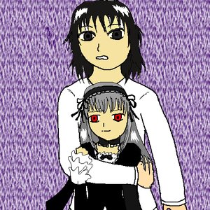 Rating: Safe Score: 0 Tags: 2girls black_dress black_hair dress frills hairband image long_hair long_sleeves looking_at_viewer multiple_girls purple_background red_eyes solo suigintou User: admin