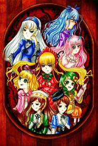 Rating: Safe Score: 0 Tags: 6+girls blonde_hair blue_eyes bow brown_hair dress flower frills green_eyes green_hair hair_ornament hairband hat hina_ichigo image kanaria long_hair multiple multiple_girls pink_bow pink_hair shinku sisters smile souseiseki suigintou suiseiseki tagme top_hat twintails User: admin