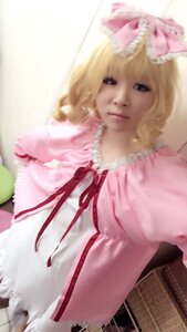 Rating: Safe Score: 0 Tags: 1girl blonde_hair dress frills hat hinaichigo lips looking_at_viewer pink_dress realistic ribbon solo upper_body User: admin