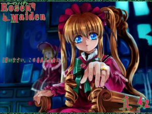 Rating: Safe Score: 0 Tags: 1girl blonde_hair blue_eyes blurry bow bowtie chair dress drill_hair flower frills image jewelry long_hair long_sleeves looking_at_viewer red_dress ring rose shinku sidelocks solo twin_drills twintails User: admin