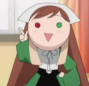 Rating: Safe Score: 0 Tags: 1girl :d blurry brown_hair green_eyes head_scarf heterochromia image long_hair long_sleeves looking_at_viewer open_mouth parody red_eyes smile solo suiseiseki upper_body User: admin