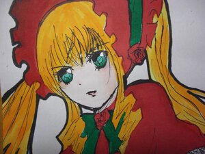 Rating: Safe Score: 0 Tags: 1990s_(style) 1girl 86800 bangs blonde_hair flower image long_hair looking_at_viewer portrait red_flower red_rose rose shinku simple_background solo traditional_media upper_body User: admin