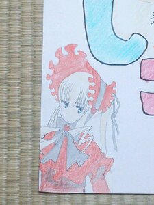 Rating: Safe Score: 0 Tags: 1girl bow bowtie closed_mouth dress eyebrows_visible_through_hair image long_hair looking_at_viewer photo shinku solo traditional_media watercolor_(medium) User: admin