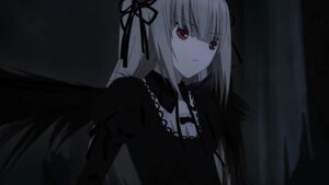 Rating: Safe Score: 0 Tags: 1girl bangs black_dress black_ribbon black_wings closed_mouth detached_collar dress expressionless frills gothic_lolita hair_ribbon hairband image lolita_fashion long_hair long_sleeves red_eyes ribbon silver_hair solo suigintou upper_body wings User: admin