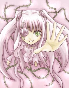 Rating: Safe Score: 0 Tags: 1girl auto_tagged dress flower green_eyes grin image kirakishou long_hair outstretched_hand pink_hair plant plant_girl rose smile solo thorns very_long_hair vines User: admin