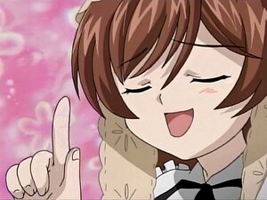Rating: Safe Score: 0 Tags: 1girl :d ^_^ brown_hair close-up closed_eyes face image open_mouth ribbon short_hair smile solo suiseiseki User: admin