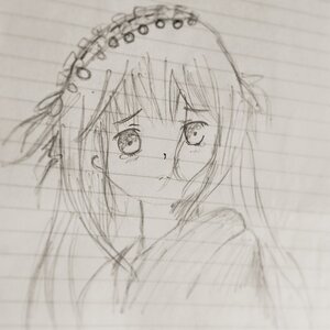 Rating: Safe Score: 0 Tags: 1girl bangs blurry depth_of_field eyebrows_visible_through_hair hair_between_eyes hair_ornament hair_ribbon image looking_at_viewer monochrome ribbon sketch solo suigintou tears User: admin