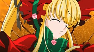 Rating: Safe Score: 0 Tags: 1girl blonde_hair bonnet bow closed_eyes dress flower image long_hair lying pink_flower pink_rose rose shinku solo User: admin