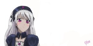 Rating: Safe Score: 0 Tags: 1girl bangs black_ribbon blush closed_mouth detached_collar dress flower frills hairband image long_hair long_sleeves looking_at_viewer pink_eyes puffy_sleeves silver_hair simple_background solo suigintou upper_body white_background wings User: admin