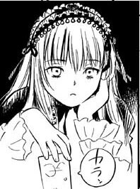 Rating: Safe Score: 0 Tags: 1girl closed_mouth dress frills greyscale hairband image long_hair long_sleeves looking_at_viewer monochrome simple_background solo suigintou upper_body white_background User: admin