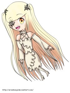 Rating: Safe Score: 0 Tags: 1girl bangs bare_shoulders blonde_hair detached_sleeves dress flower hair_flower hair_ornament image kirakishou long_hair long_sleeves looking_at_viewer open_mouth smile solo striped vertical_stripes very_long_hair white_background white_dress yellow_eyes User: admin