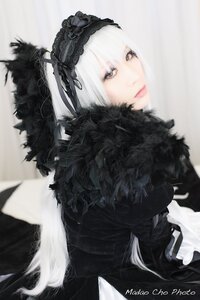 Rating: Safe Score: 0 Tags: 1girl artist_name blurry closed_mouth dated depth_of_field fur_trim gothic_lolita lips looking_at_viewer photo red_lips signature solo suigintou upper_body User: admin