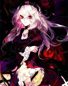 Rating: Safe Score: 0 Tags: 1girl black_dress dress flower frilled_sleeves frills hairband image lolita_hairband long_hair long_sleeves looking_at_viewer petals red_eyes rose solo suigintou wide_sleeves wings User: admin