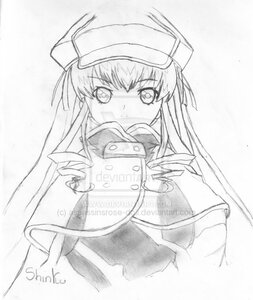 Rating: Safe Score: 0 Tags: 1girl greyscale hat holding image long_hair looking_at_viewer monochrome shinku solo traditional_media upper_body User: admin