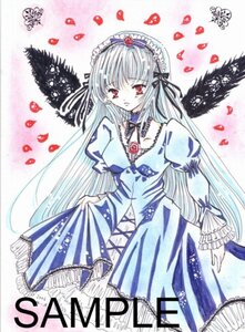 Rating: Safe Score: 0 Tags: 1girl black_wings blue_dress dress feathers flower frills hairband image juliet_sleeves long_hair long_sleeves looking_at_viewer marker_(medium) petals puffy_sleeves red_eyes rose rose_petals skirt_hold solo suigintou traditional_media very_long_hair wings User: admin