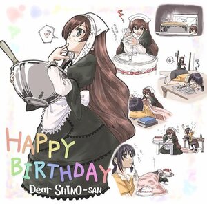 Rating: Safe Score: 0 Tags: 2girls baking blush brown_hair cake cake_pan covering_with_blanket dress eating english_text finger_to_mouth food fork happy_birthday haru_(primavera) heart heterochromia image long_hair long_sleeves mixing_bowl multiple_girls oven pastry pastry_bag rainbow_text rozen_maiden sleeping solo spoken_heart suiseiseki tasting whisk User: admin
