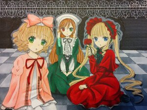 Rating: Safe Score: 0 Tags: 3girls argyle argyle_background argyle_legwear blonde_hair blue_eyes board_game bonnet bow checkered checkered_background checkered_floor checkered_kimono chess_piece dress drill_hair floor flower green_eyes head_scarf heterochromia hina_ichigo image long_hair long_sleeves looking_at_viewer multiple multiple_girls on_floor open_mouth perspective red_eyes shinku sitting suiseiseki tagme tile_floor tiles traditional_media twin_drills twintails very_long_hair User: admin