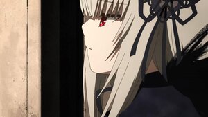 Rating: Safe Score: 0 Tags: 1girl bangs black_dress black_ribbon blush closed_mouth dress eyebrows_visible_through_hair from_side hair_ribbon image long_hair looking_away profile red_eyes ribbon solo suigintou User: admin